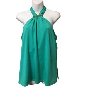 Trina Turk international concepts mint color Swim Flowy Top